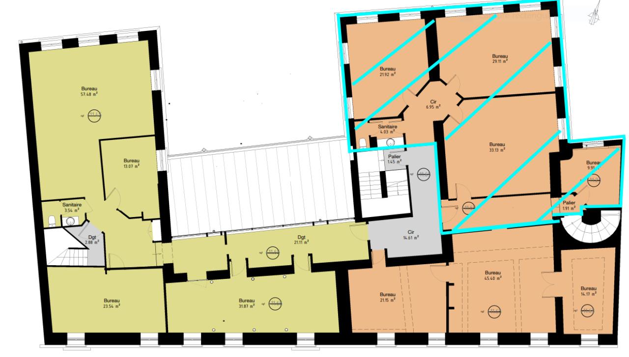 Bureau Lille 204m² Location bureau Lille Nord OLBUR2309605 4